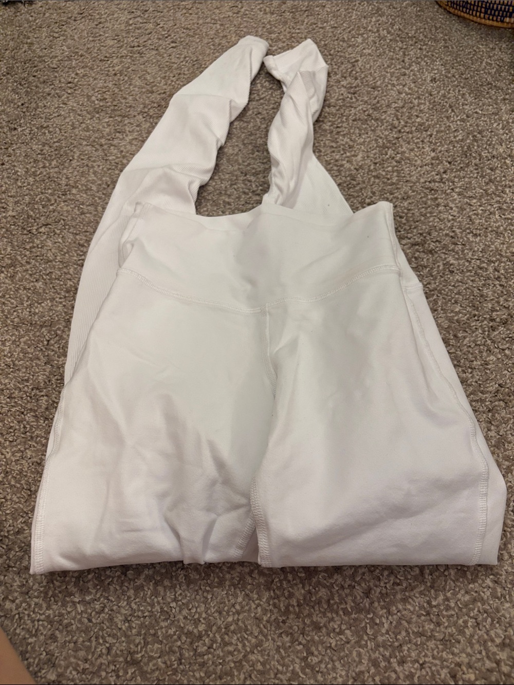 Alo White Athletic Leggings Size Small